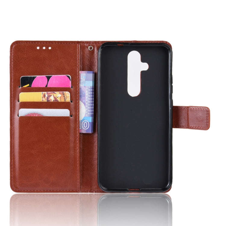 Crazy Horse Texture Horizontal Flip Leather Case for Nokia X71 (8.1 Plus), with Holder & Card Slo...
