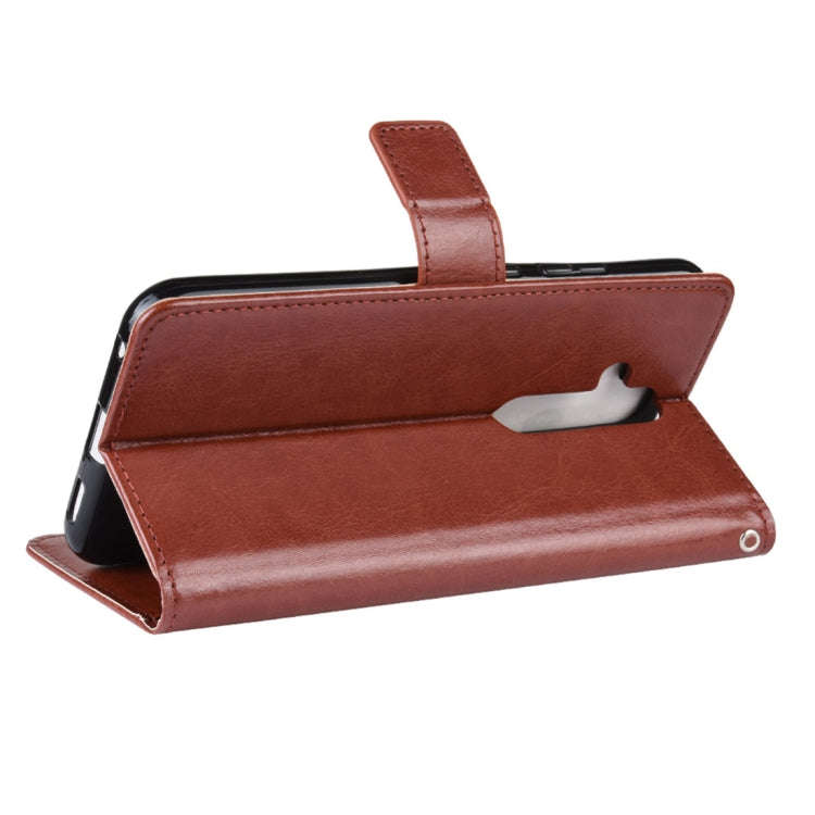 Crazy Horse Texture Horizontal Flip Leather Case for Nokia X71 (8.1 Plus), with Holder & Card Slo...