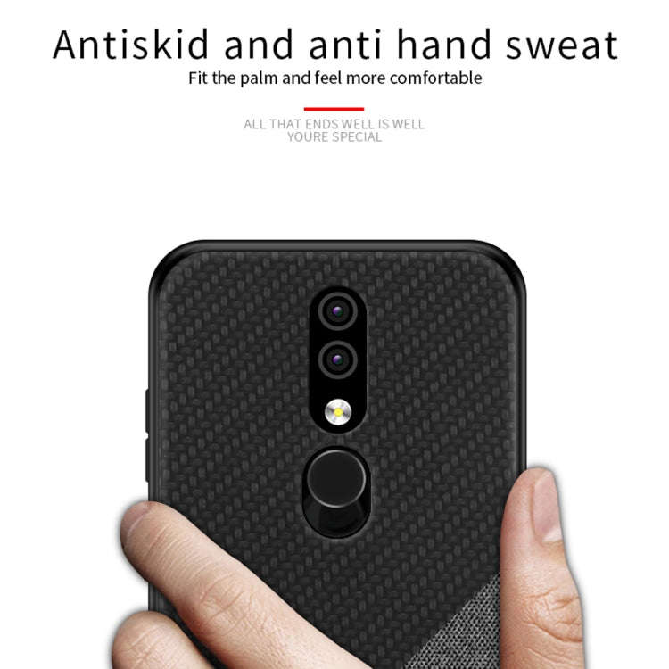 PINWUYO Honors Series Shockproof PC + TPU Protective Case for Nokia 4.2 (Black)