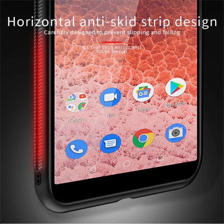 PINWUYO Honors Series Shockproof PC + TPU Protective Case for Nokia 1 Plus (Black)