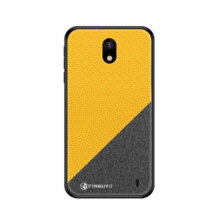 PINWUYO Honors Series Shockproof PC + TPU Protective Case for Nokia 1 Plus (Yellow)