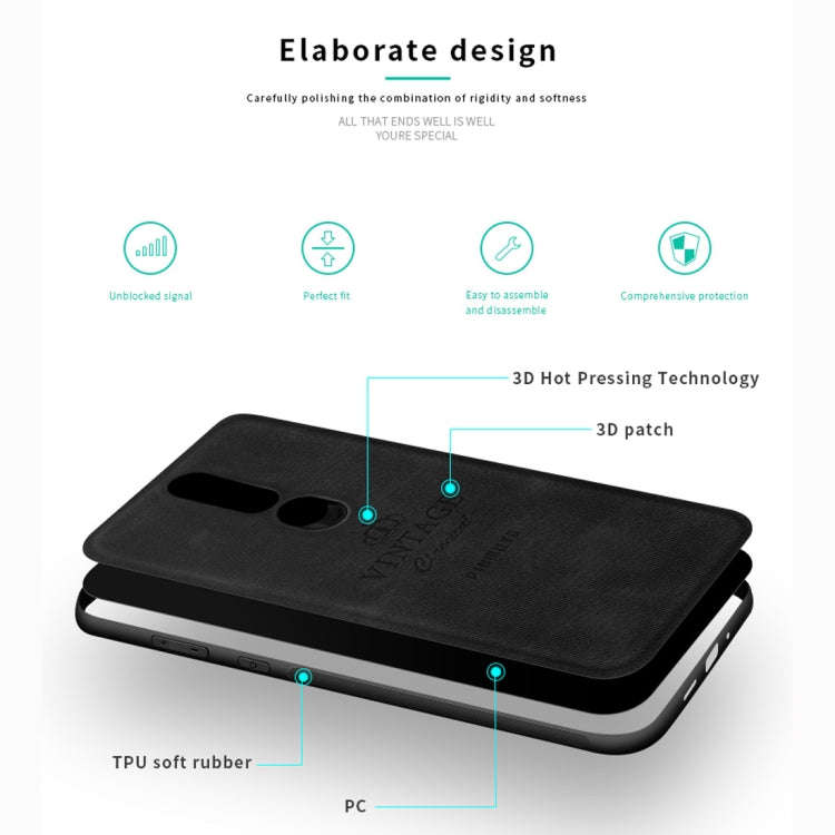 PINWUYO Shockproof Waterproof Full Coverage PC + TPU + Skin Protective Case for Nokia 4.2 (Brown)