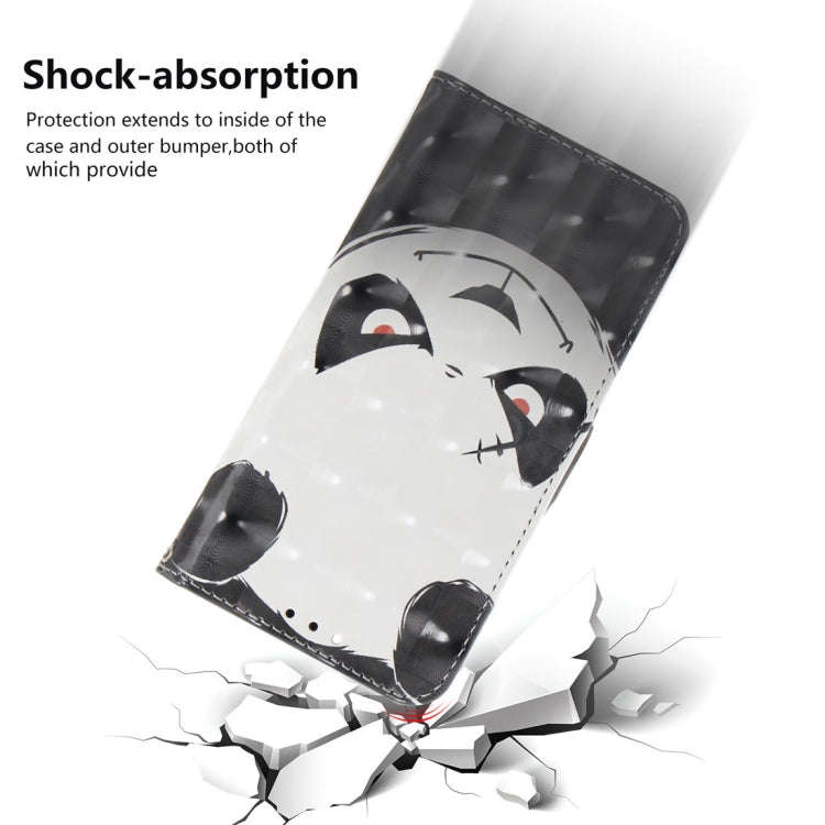 3D Colored Drawing Angry Bear Pattern Horizontal Flip Leather Case for Nokia 9, with Holder & Car...