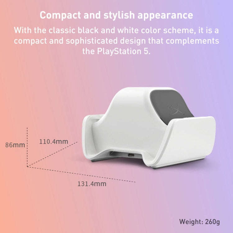 Kingston HyperX Gemini PS5 Handle Charging Base (White)