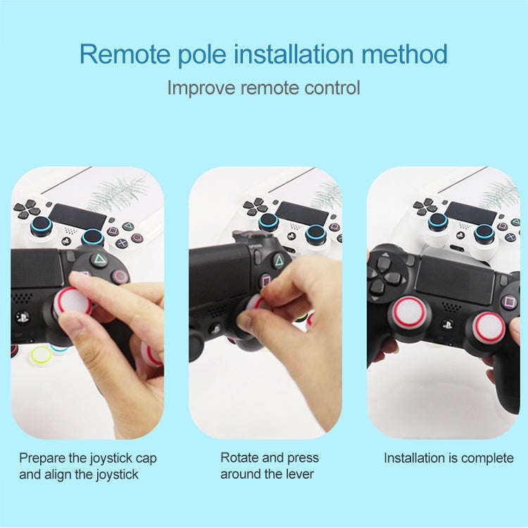 20 PCS Luminous Silicone Protective Cover for PS4 / PS3 / PS2 / XBOX360 / XBOXONE / WIIU Gamepad ...