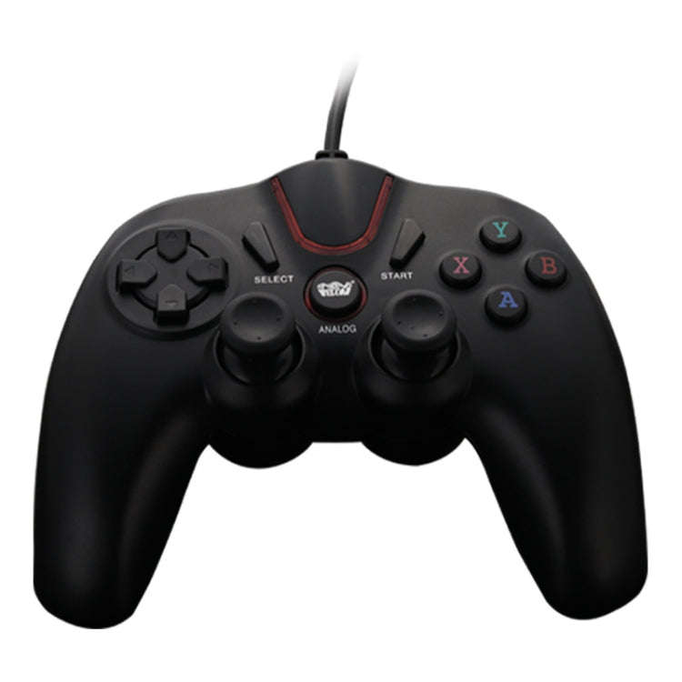 Wired Game Controller Gamepad Handle for PS3 / Compute(Black)