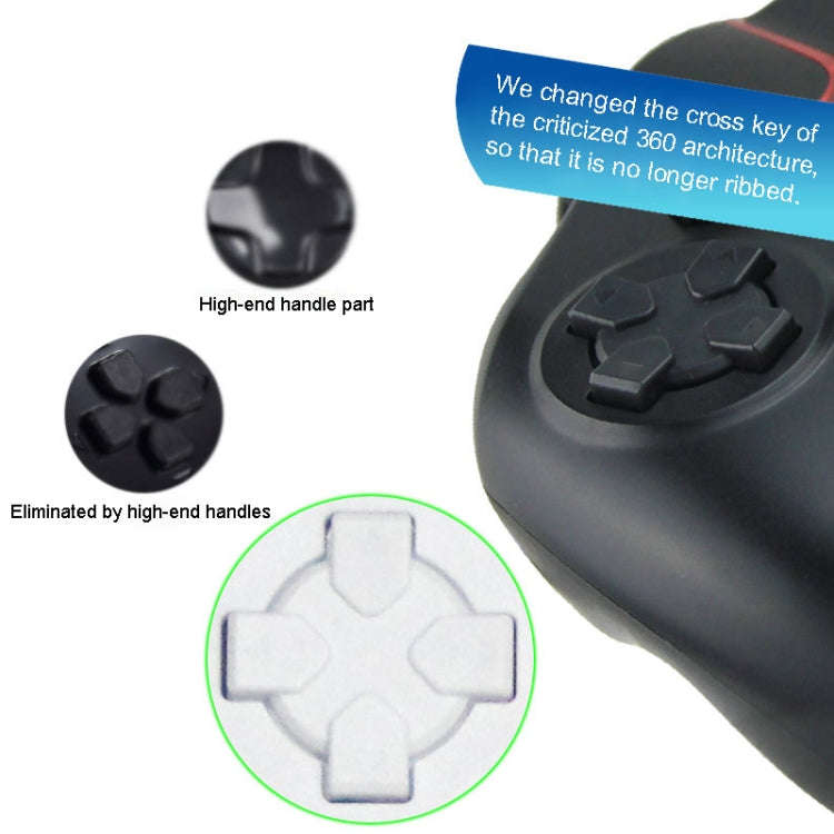 Wired Game Controller Gamepad Handle for PS3 / Compute(Black)