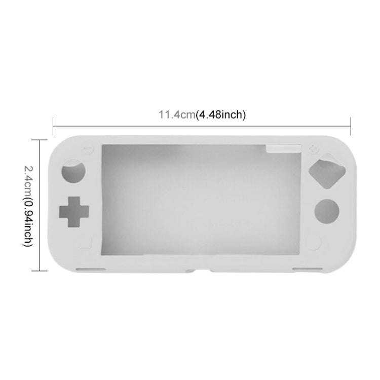 IPLAY Game Host Silicone Full Coverage Protective Case with Screen Protector for Switch Lite(Tran...