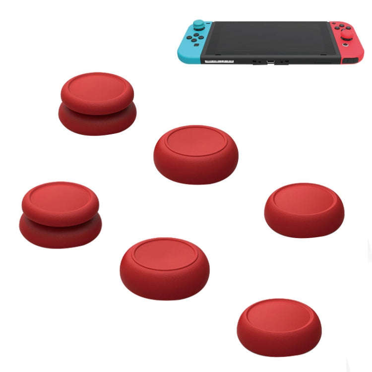 Left + Right Gamepad Rocker Cap Button Cover for Switch(Red)