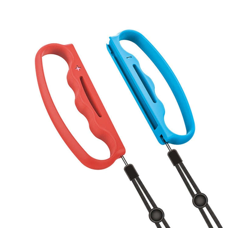 iPlay Small Handle Boxing Grip Gamepad Grip with Strap for Switch Joy-Con(Red)