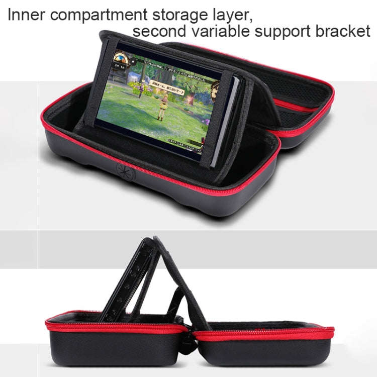 Portable EVA Storage Bag Protective Case Handbag with Holder Function for Nintendo Switch Console...