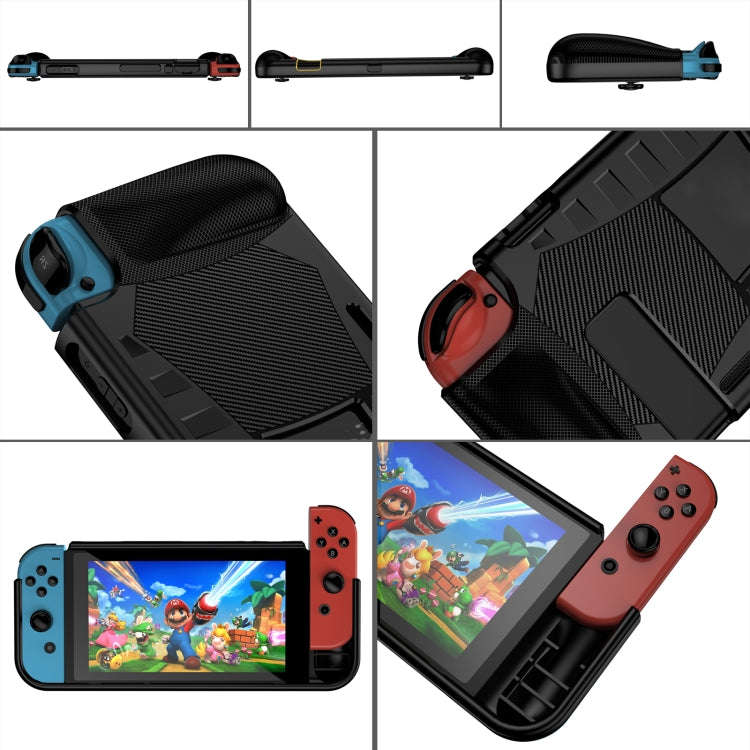 TPU Soft Protective Shell Drop Resistance for Nintendo Switch(Black)
