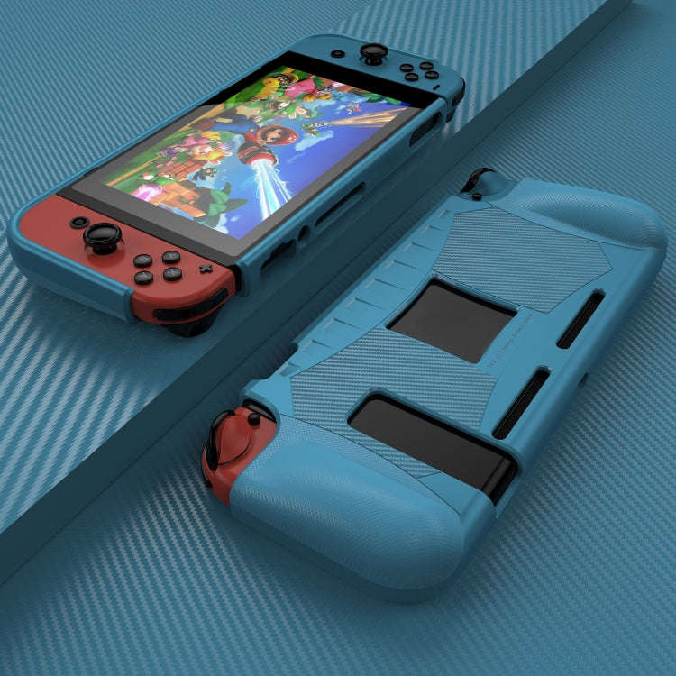 TPU Soft Protective Shell Drop Resistance for Nintendo Switch(Blue)