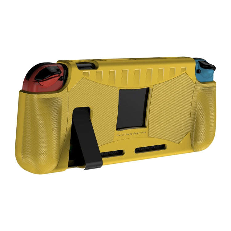 TPU Soft Protective Shell Drop Resistance for Nintendo Switch(Yellow)