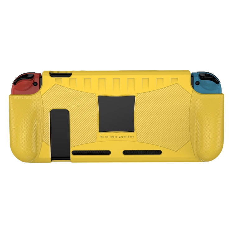 TPU Soft Protective Shell Drop Resistance for Nintendo Switch(Yellow)