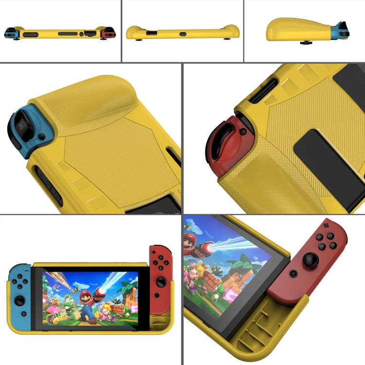 TPU Soft Protective Shell Drop Resistance for Nintendo Switch(Yellow)