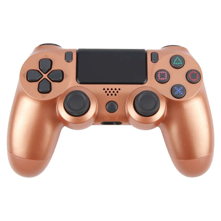 Wireless Bluetooth Snowflake Button Game Controller for Sony PS4 (Bronze)