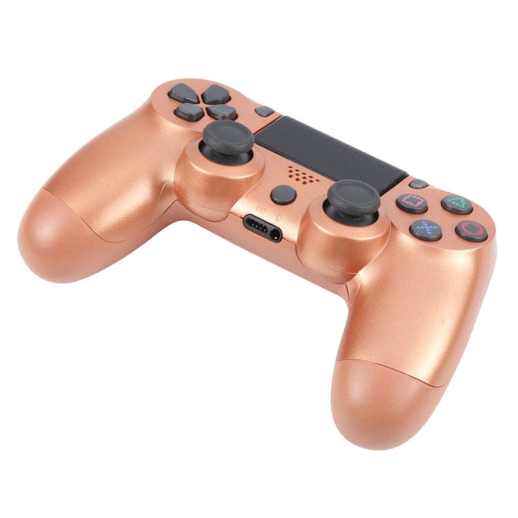 Wireless Bluetooth Snowflake Button Game Controller for Sony PS4 (Bronze)
