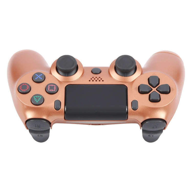 Wireless Bluetooth Snowflake Button Game Controller for Sony PS4 (Bronze)