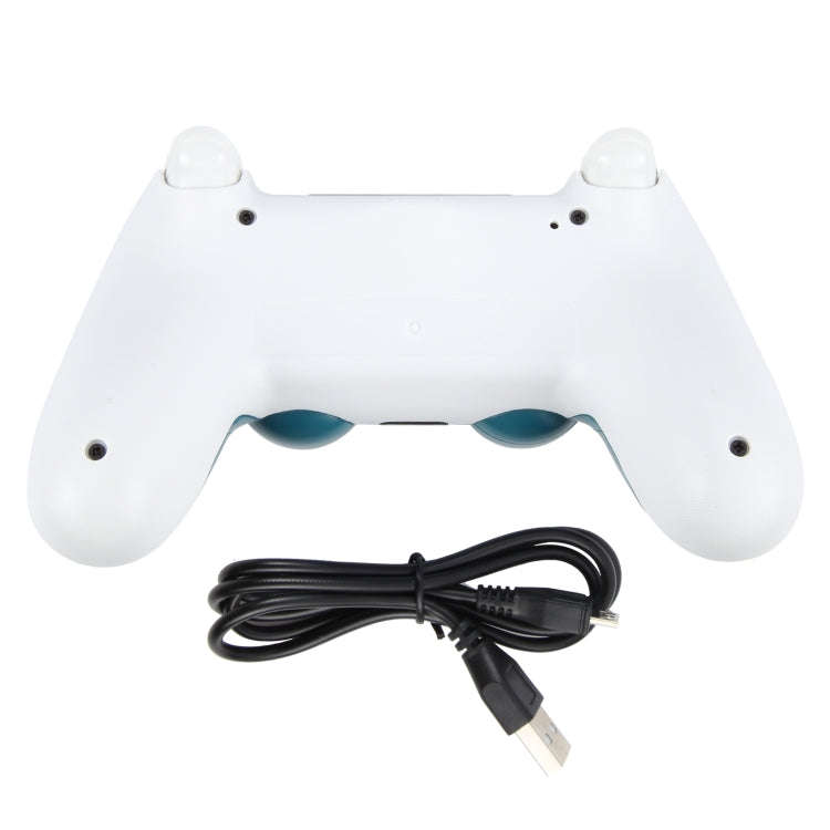 Wireless Bluetooth Snowflake Button Game Controller for Sony PS4 (Green)