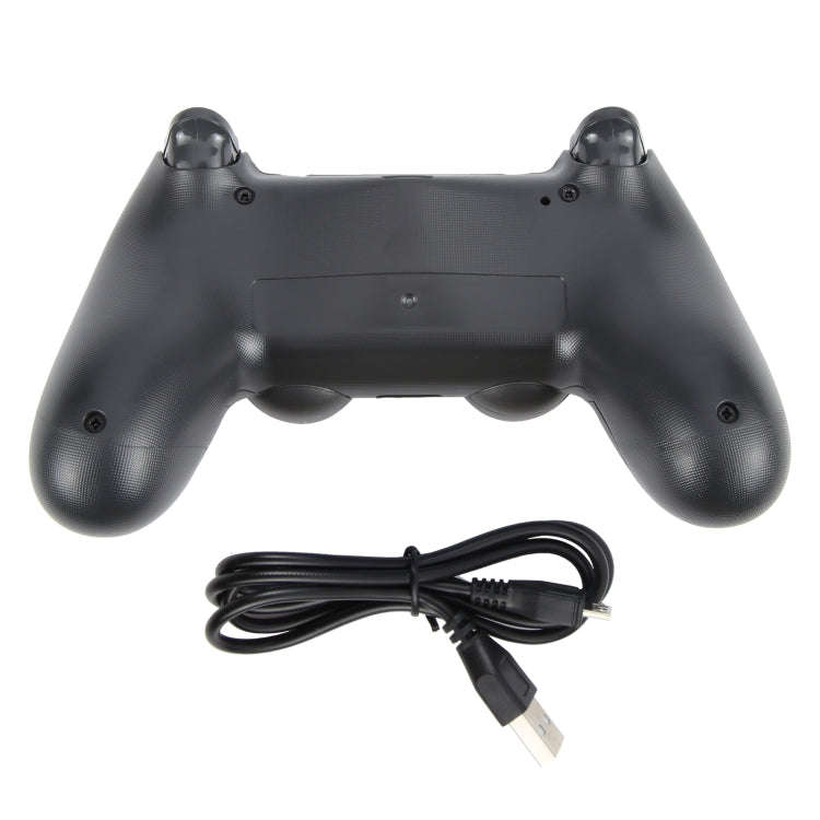 Wireless Bluetooth Snowflake Button Game Controller for Sony PS4 (Grey)