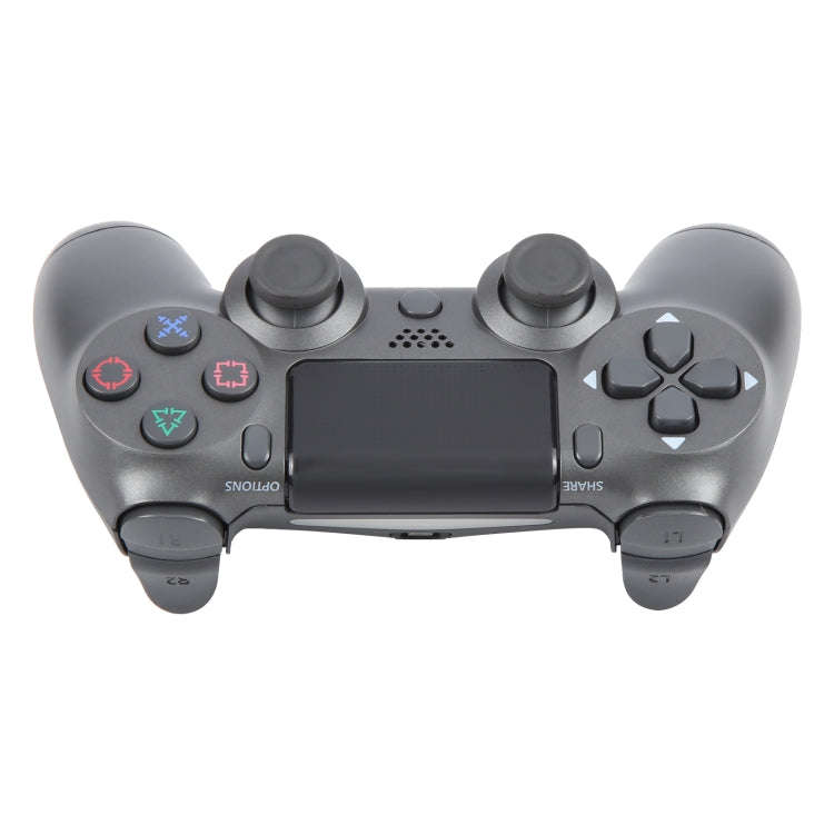 Wireless Bluetooth Snowflake Button Game Controller for Sony PS4 (Grey)