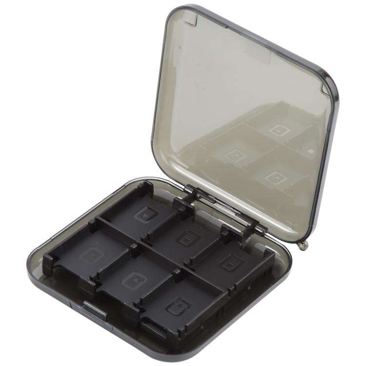 12 in 1 Box Memory Card Holder Box for Nintendo Switch(Black)