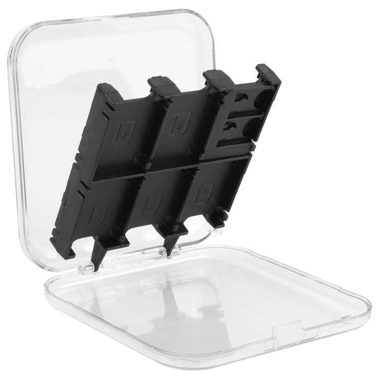 12 in 1 Box Memory Card Holder Box for Nintendo Switch(Silver)