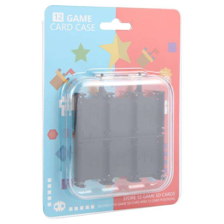 12 in 1 Box Memory Card Holder Box for Nintendo Switch(Silver)