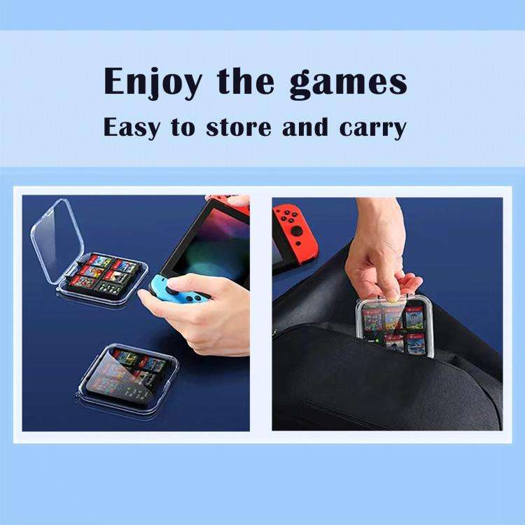 12 in 1 Box Memory Card Holder Box for Nintendo Switch(Black)