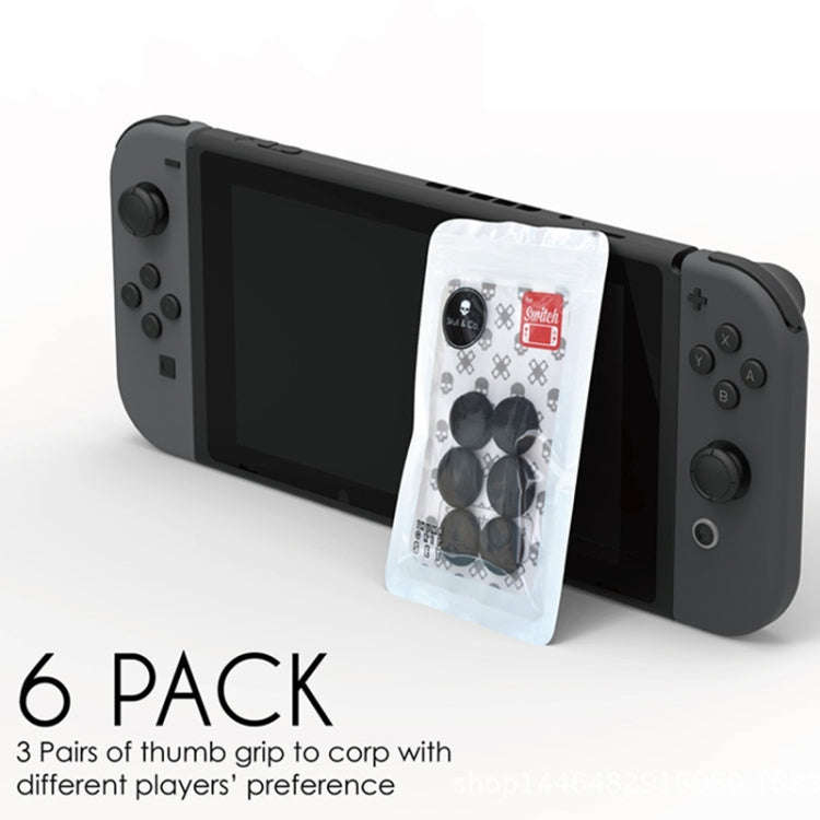 Skull&Co Left + Right Gamepad Rocker Cap Button Cover Thumb Grip Set for Switch / Switch Lite / J...