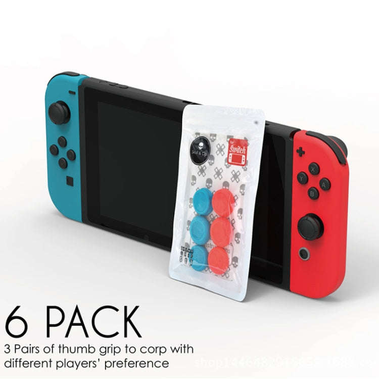 Skull&Co Left + Right Gamepad Rocker Cap Button Cover Thumb Grip Set for Switch / Switch Lite / J...