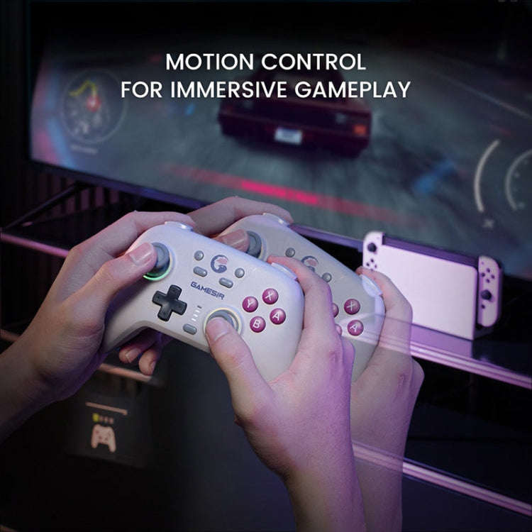 GameSir Nova NS T4N Wireless Gamepad Game Controller for Nintendo Switch (White)