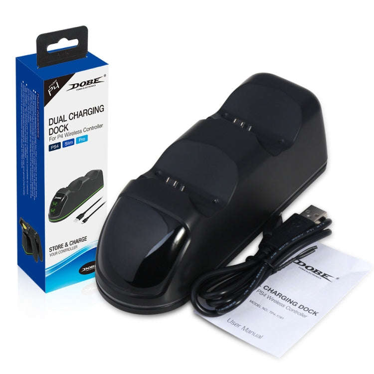 DOBE TP4-1781 Wireless Controller Dual Charging Dock LED Charger Handle Charger for  PS4 / Slim /...