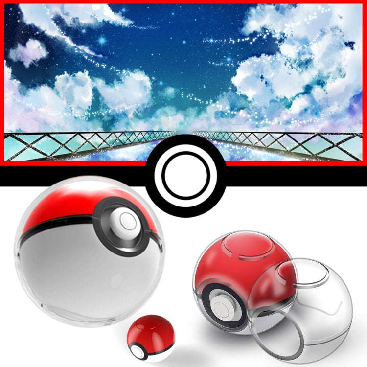 Crystal Shockproof Protector for Nintendo Switch Poke Ball Plus(White)