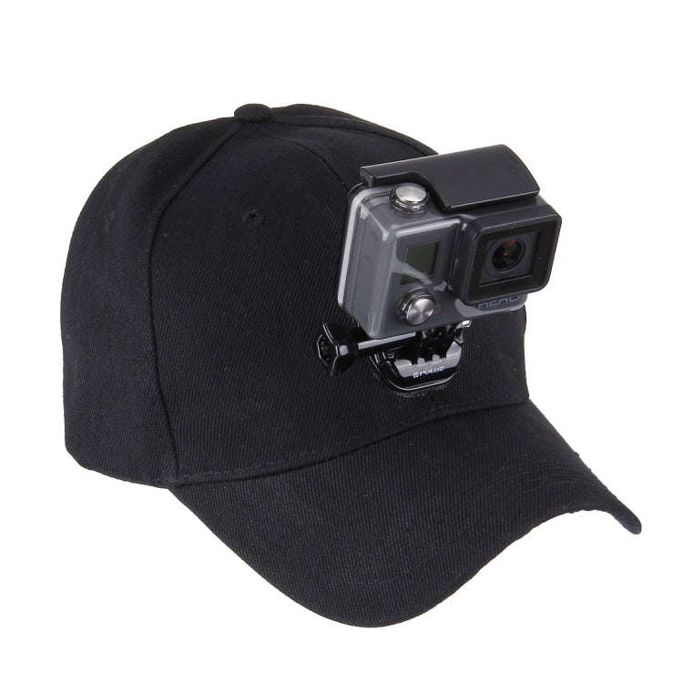 Outdoor Sun Hat Topi Baseball Cap with Camera Stand Holder Mount for GoPro & SJCAM & Xiaomi Xiaoy...