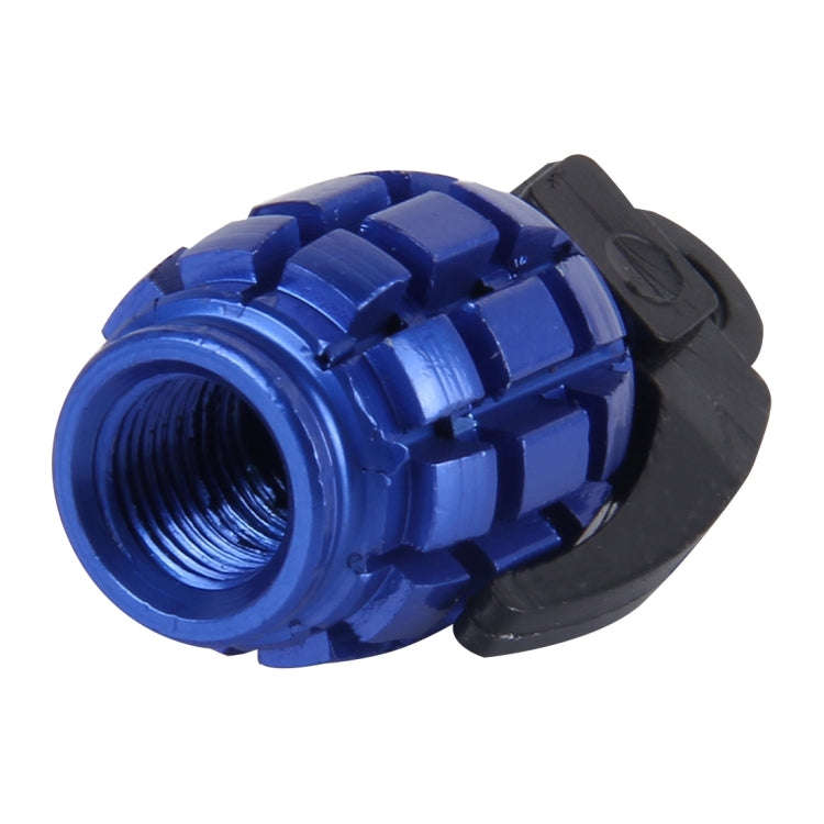 4 PCS Universal Car Tire Valve Caps(Dark Blue)