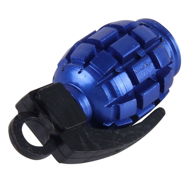 4 PCS Universal Car Tire Valve Caps(Dark Blue)
