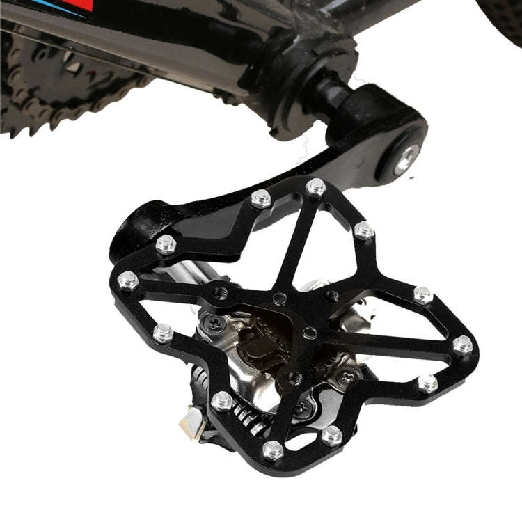 Single Road Bike Universal Clipless to Pedals Platform Adapter for Bike MTB Shoes, Size: Large(Bl...