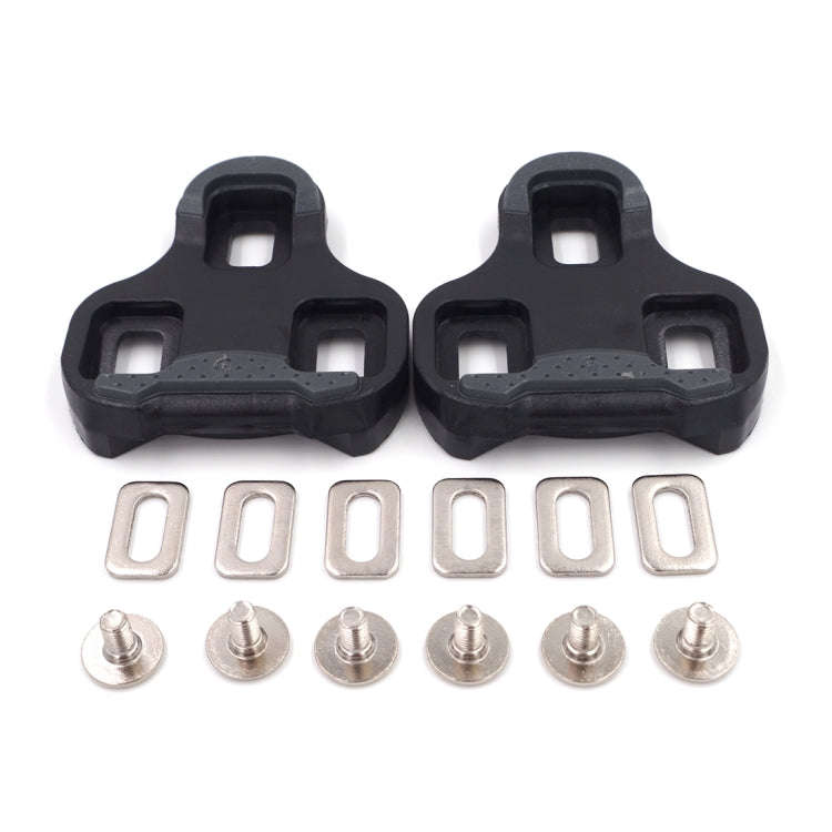 2 PCS RD3-C Road Bike Cleats 6 Degree Float Self-locking Cycling Pedal Cleat for LOOK KEO Road Cl...