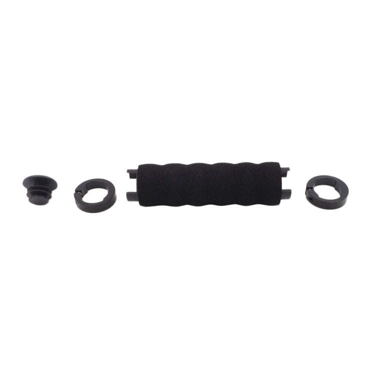 2 PCS AG30 Bicycle MTB Bike Lock-on Comfort Sponge Handlebar Hand-Stitched Grips(Black)