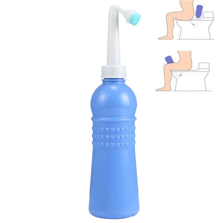 MDT-002 500ml Portable Handheld Travel Bidet Women Vaginal Washing Sprayer(Dark Blue)