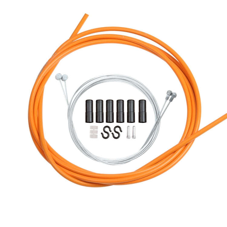 Universal Bicycle Brake Cable Tube Set(Orange)
