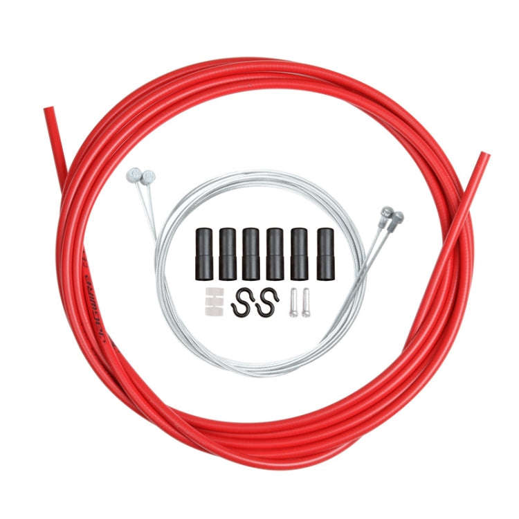 Universal Bicycle Brake Cable Tube Set(Red)