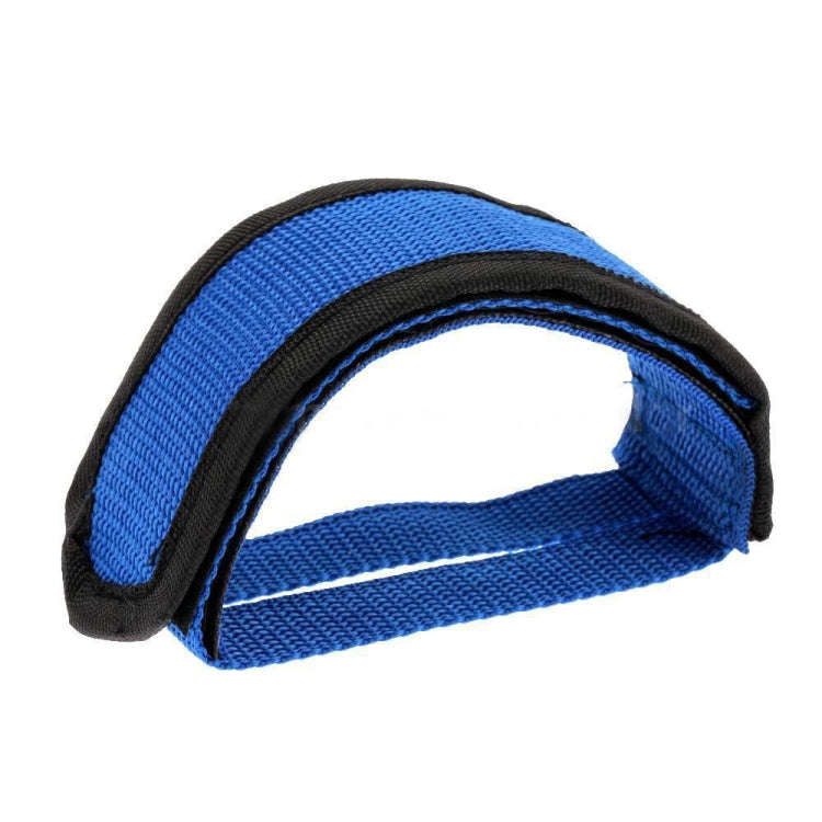2 PCS Bicycle Pedals Bands Feet Set With Anti-slip Straps Beam Foot(Blue)