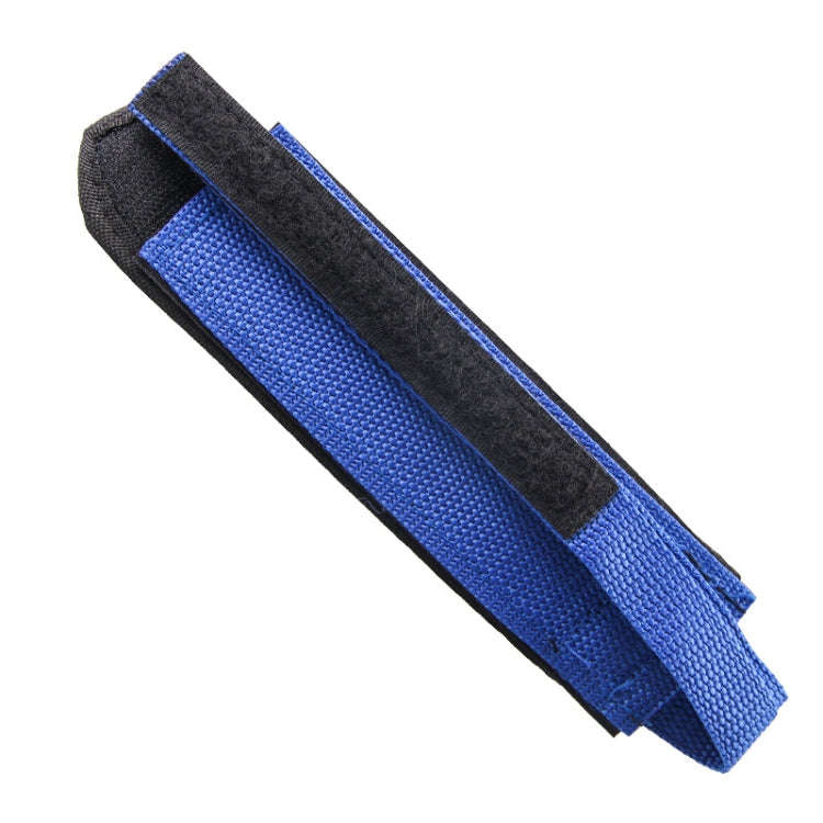 2 PCS Bicycle Pedals Bands Feet Set With Anti-slip Straps Beam Foot(Blue)