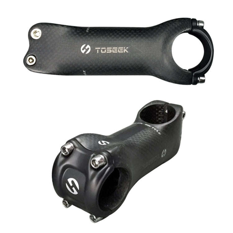 TOSEEK All Carbon Fiber 3KUD Texture Road Mountain Bike Ultra-light Handlebar Stem Riser Faucet, ...