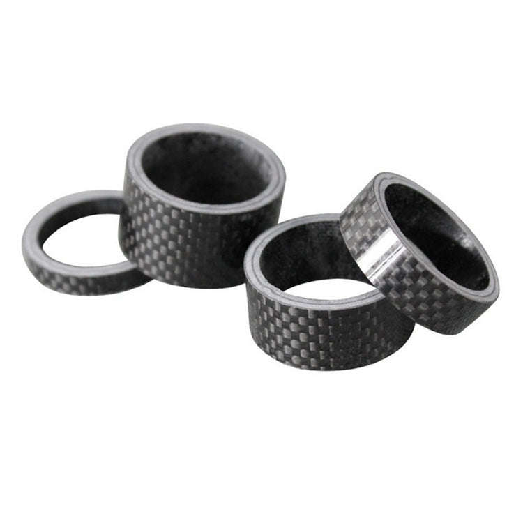 Bicycle Front Fork Headset Carbon Fiber Gasket Stem Wrist Backing Ring 3K Carbon Fiber 5 / 10 / 1...