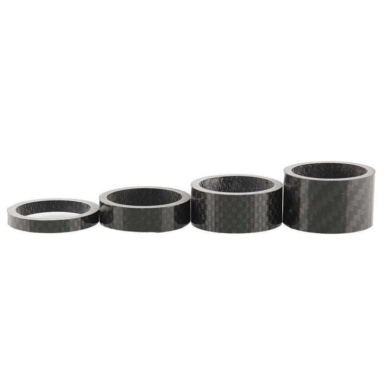 Bicycle Front Fork Headset Carbon Fiber Gasket Stem Wrist Backing Ring 3K Carbon Fiber 5 / 10 / 1...