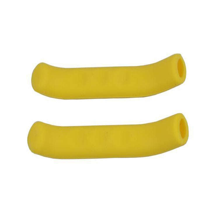 1Pair Universal Type Bicycle Brake Silicone Protection Covers(Yellow)